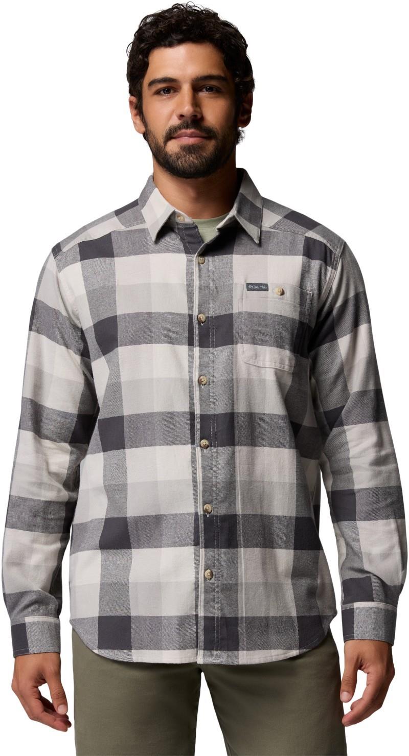 Cornell Woods Flannel LS Shirt - Mens - dark stone multi buffalo 1