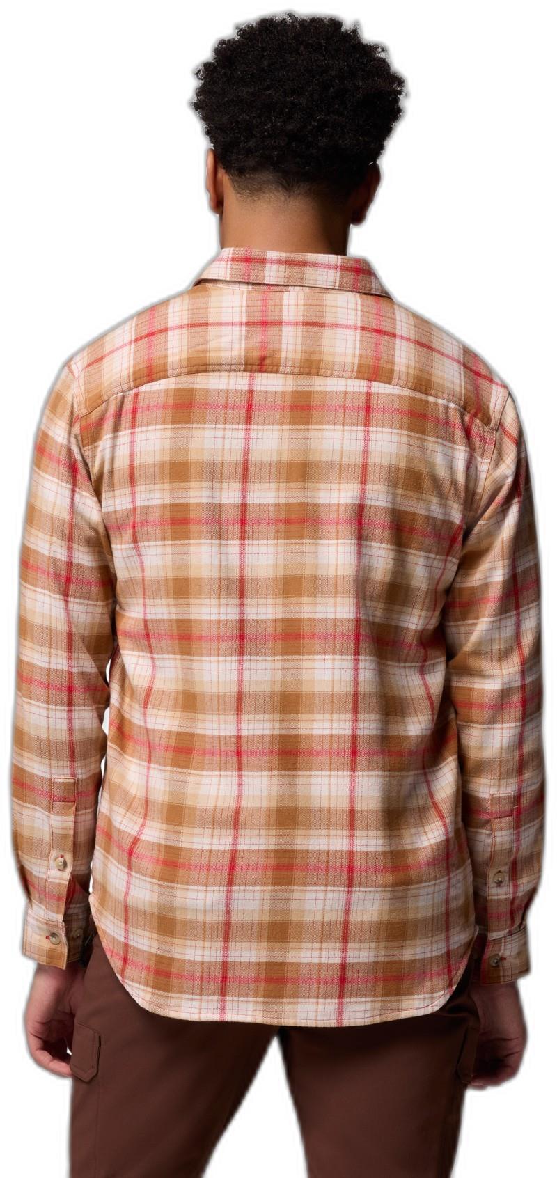 Cornell Woods Flannel LS Shirt - Mens - mountain red backland tartan 1
