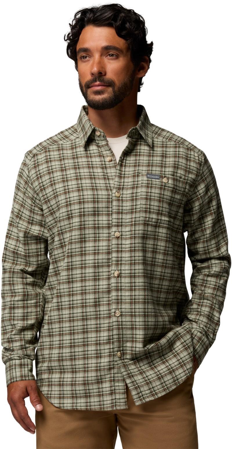 Cornell Woods Flannel LS Shirt - Mens - safari cozy check 1