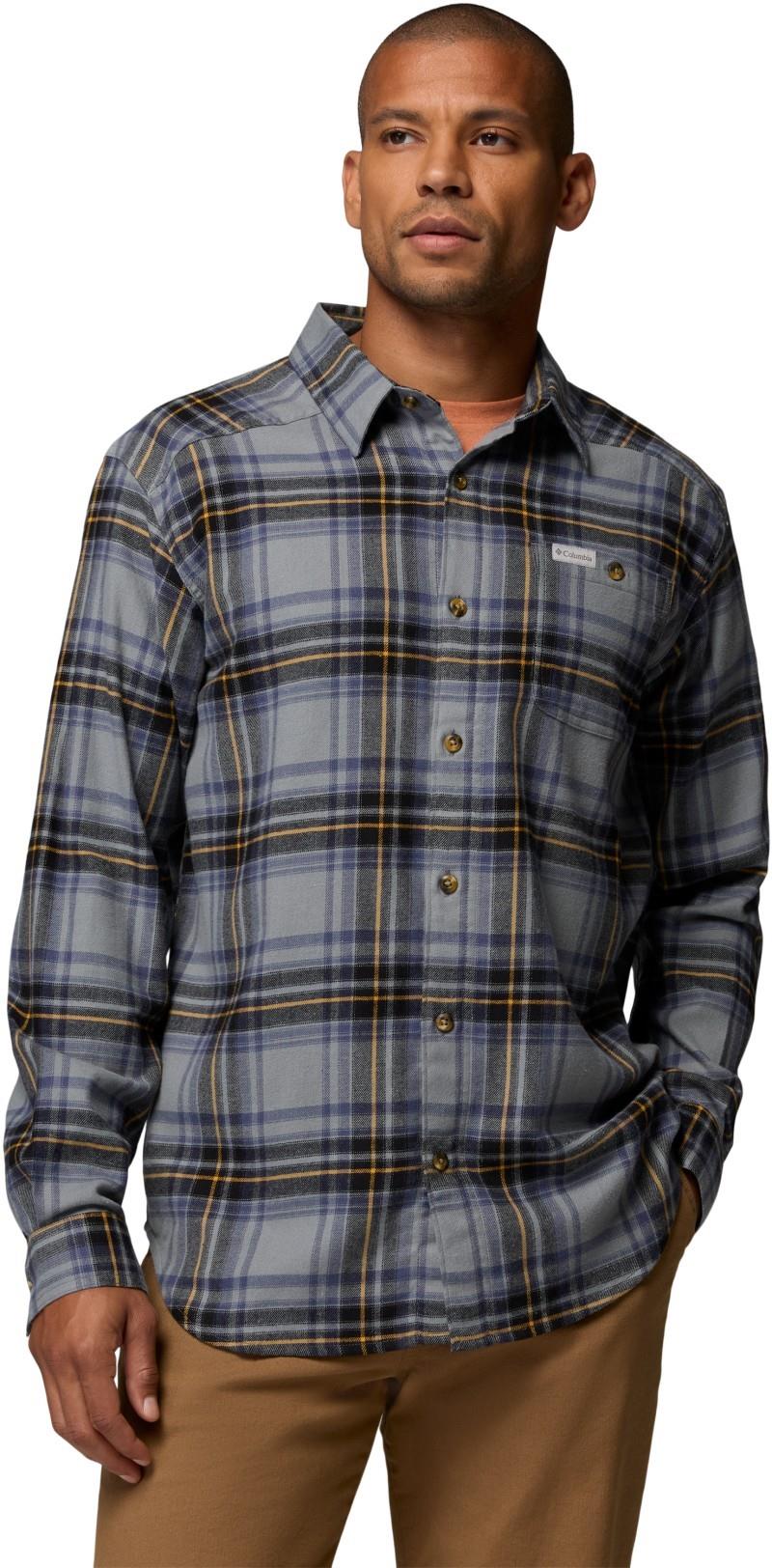 Cornell Woods Flannel LS Shirt - Mens - sedona sage textured plaid 1