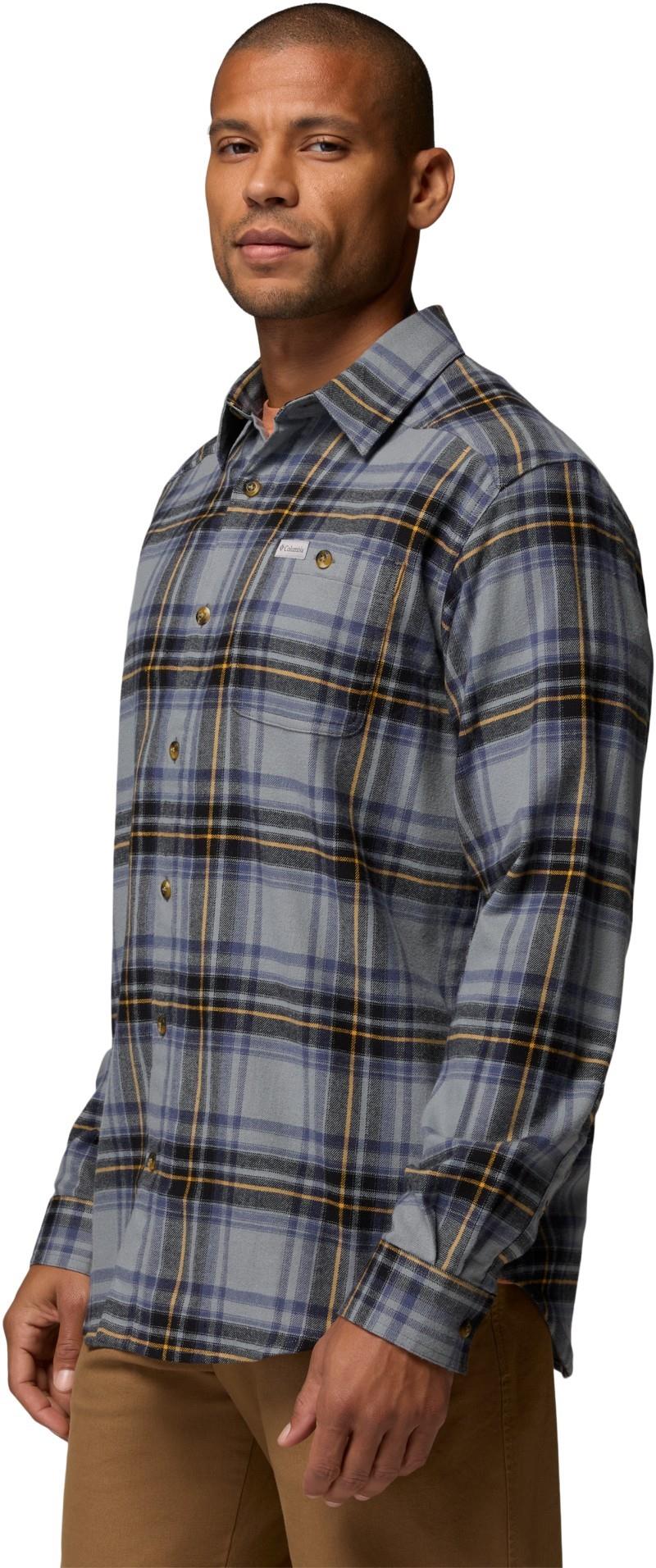 Cornell Woods Flannel LS Shirt - Mens - sedona sage textured plaid 1