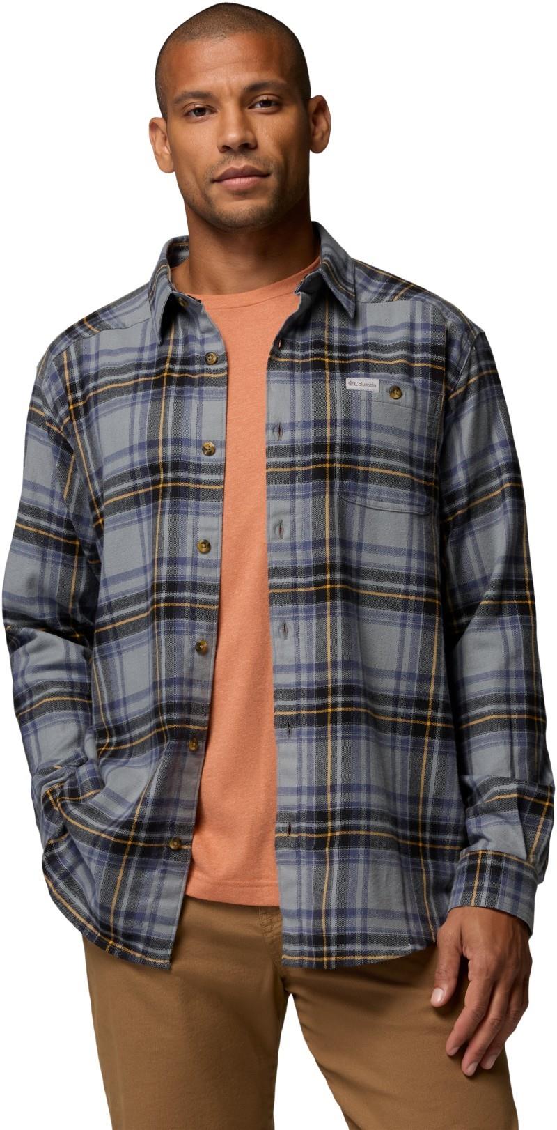 Cornell Woods Flannel LS Shirt - Mens - sedona sage textured plaid 1