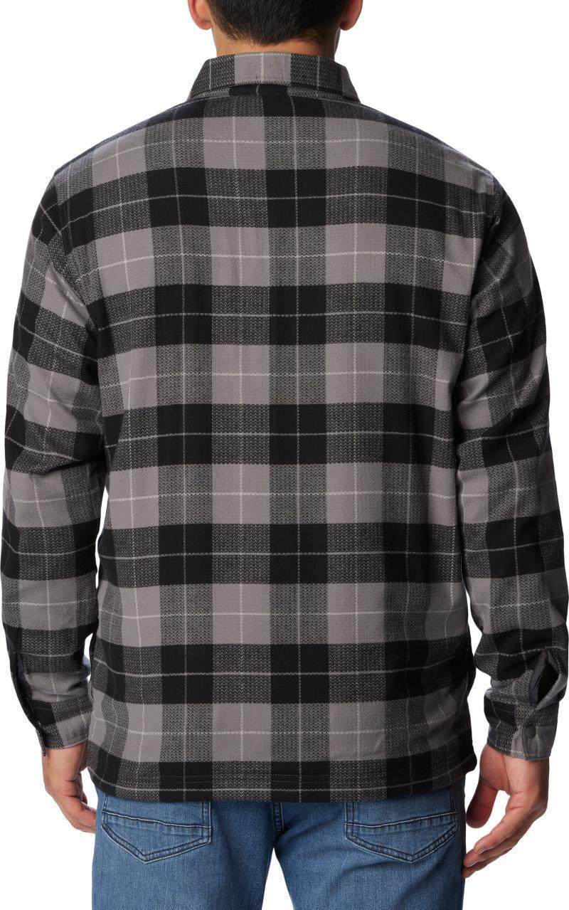 Cornell Woods Fleece Lined Shirt Jacket - Tall - Mens - City Grey / Blue Stone Woodsman Tartan 2