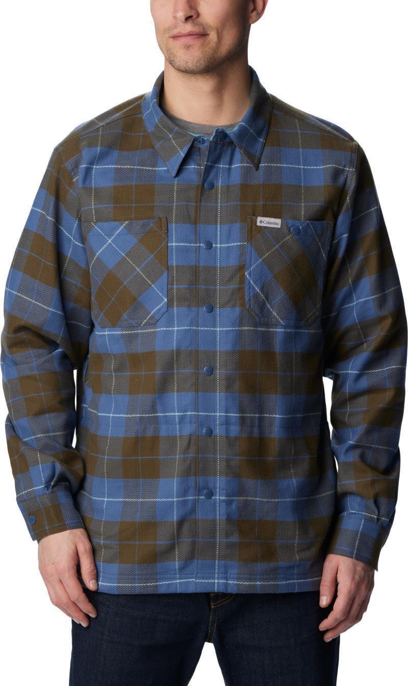 Cornell Woods Fleece Lined Shirt Jacket - Tall - Mens - Dark Mountain / Shasta Woodsman Tartan 1