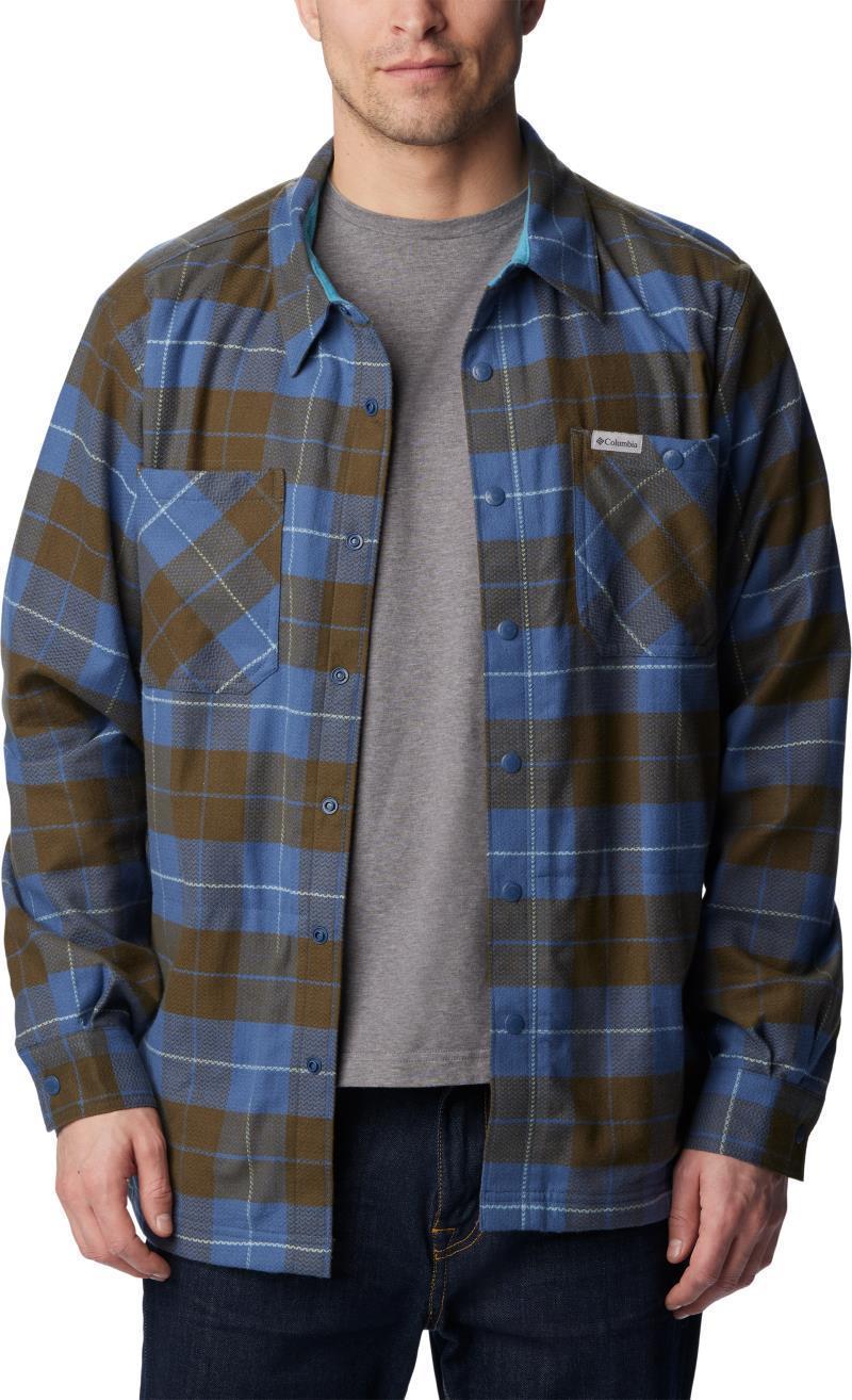 Cornell Woods Fleece Lined Shirt Jacket - Tall - Mens - Dark Mountain / Shasta Woodsman Tartan 3