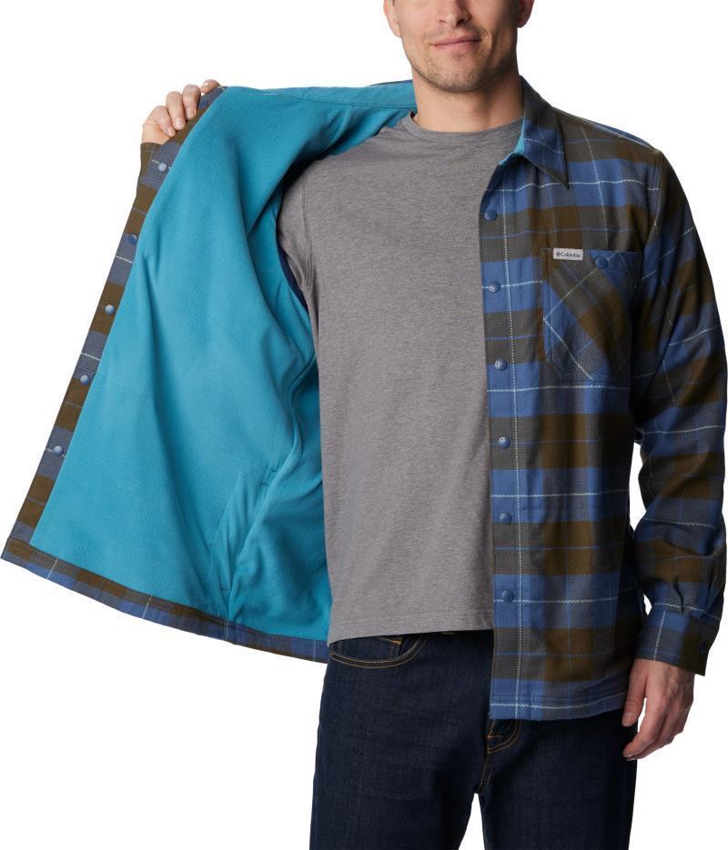 Cornell Woods Fleece Lined Shirt Jacket - Tall - Mens - Dark Mountain / Shasta Woodsman Tartan 4