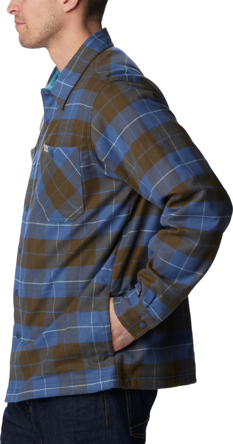 Cornell Woods Fleece Lined Shirt Jacket - Tall - Mens - Dark Mountain / Shasta Woodsman Tartan 5