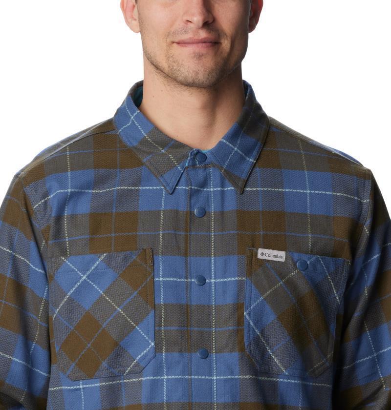 Cornell Woods Fleece Lined Shirt Jacket - Tall - Mens - Dark Mountain / Shasta Woodsman Tartan 6