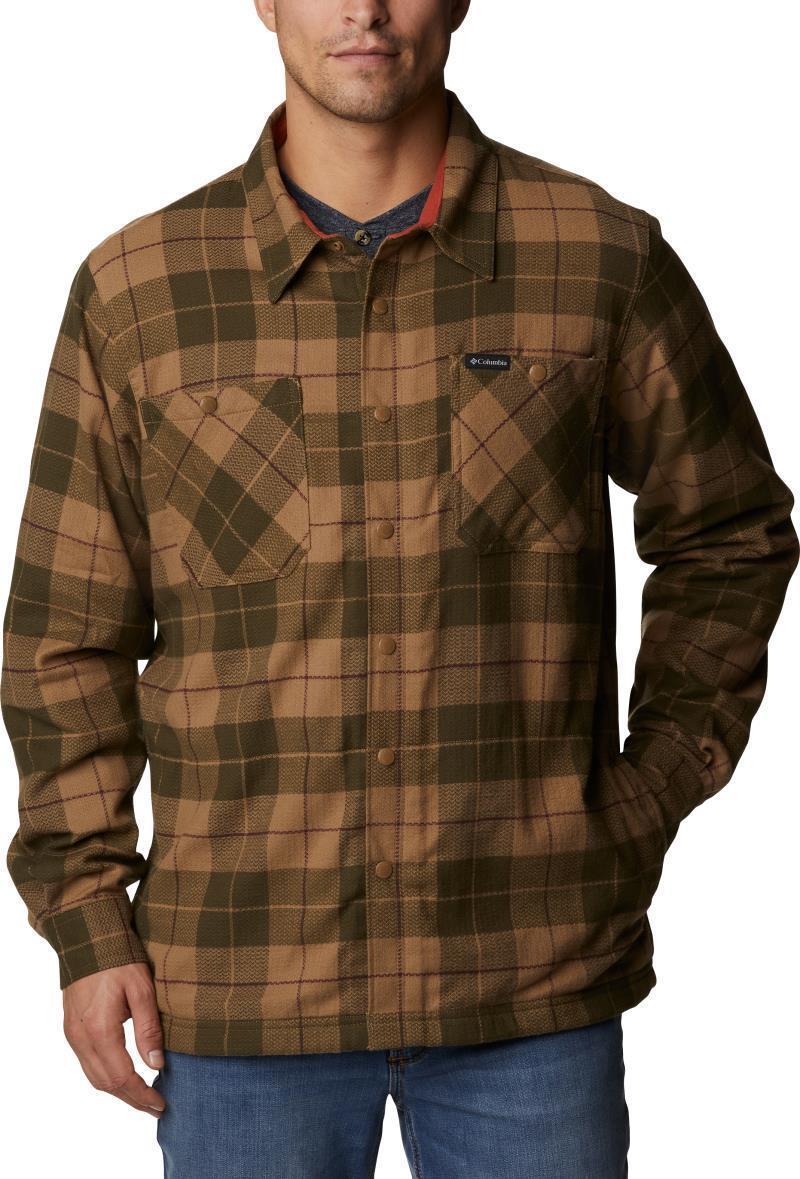 Cornell Woods Fleece Lined Shirt Jacket - Tall - Mens - Delta / Warp Red Woodsman Tartan 1