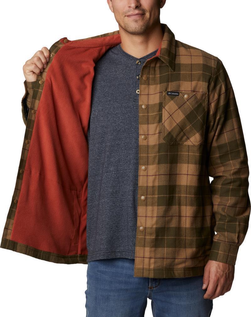 Cornell Woods Fleece Lined Shirt Jacket - Tall - Mens - Delta / Warp Red Woodsman Tartan 4