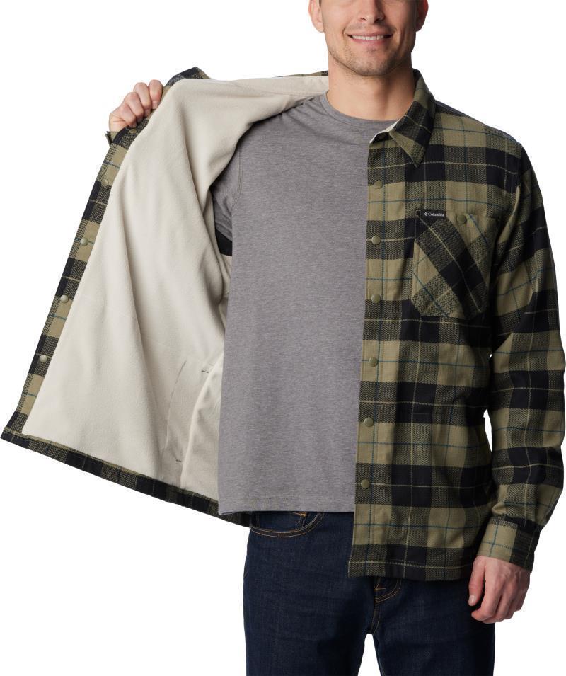 Cornell Woods Fleece Lined Shirt Jacket - Tall - Mens - Stone Green / Dark Stone Woodsman Tartan 4
