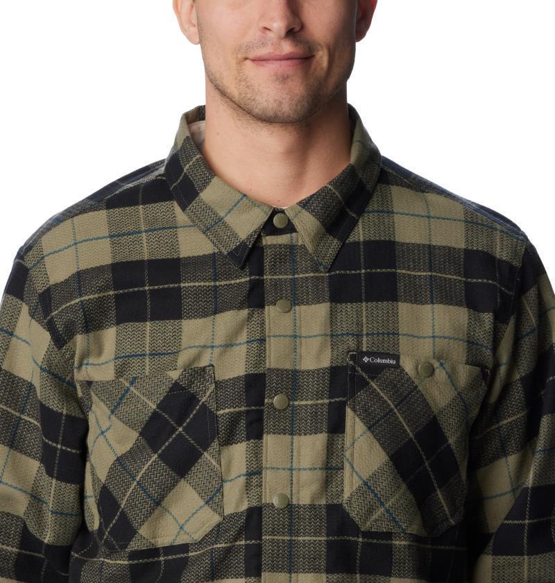Cornell Woods Fleece Lined Shirt Jacket - Tall - Mens - Stone Green / Dark Stone Woodsman Tartan 6