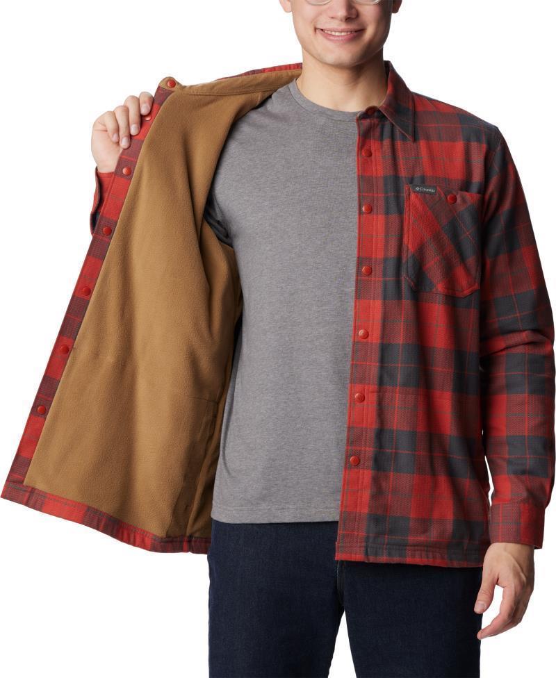 Cornell Woods Fleece Lined Shirt Jacket - Tall - Mens - Warp Red / Delta Woodsman Tartan 4