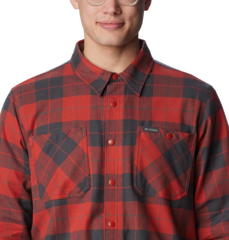 Cornell Woods Fleece Lined Shirt Jacket - Tall - Mens - Warp Red / Delta Woodsman Tartan 6