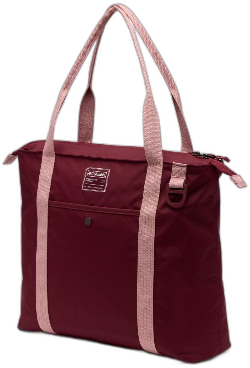 Cottonwood Creek Tote - rich wine / eraser pink 1