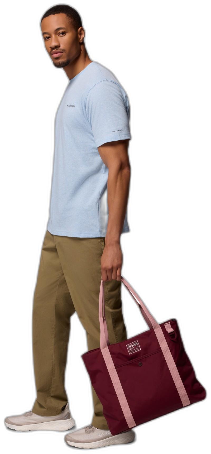Cottonwood Creek Tote - rich wine / eraser pink 1