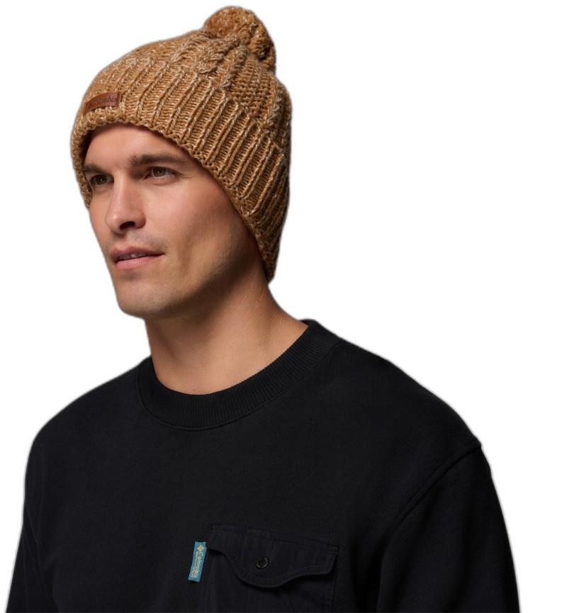Cozy Ridge Beanie - camel brown / dark stone marled 1