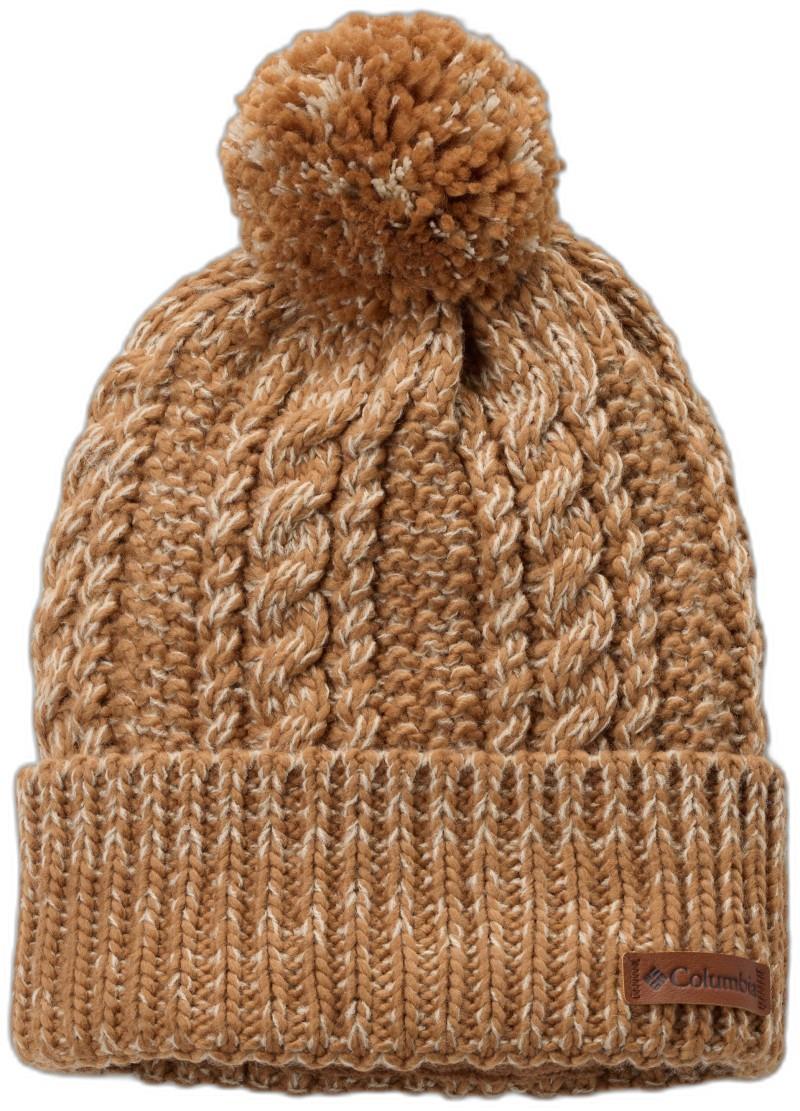 Cozy Ridge Beanie - camel brown / dark stone marled 1