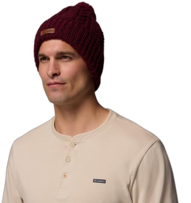 Cozy Ridge Beanie - rich wine / black marled 1