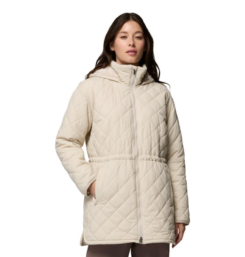 Cozy Summit Lined Mid Jacket - Womens - dark stone 1