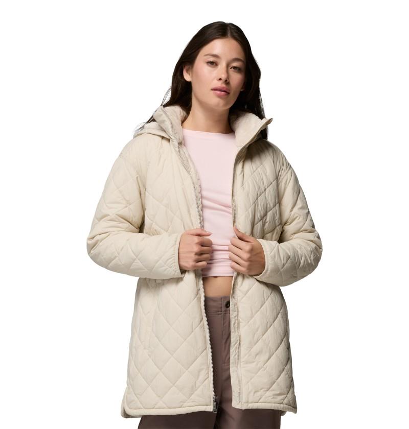 Cozy Summit Lined Mid Jacket - Womens - dark stone 1