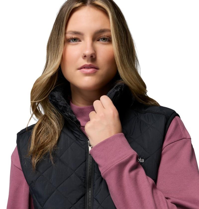 Cozy Summit Lined Vest - Womens - black 1