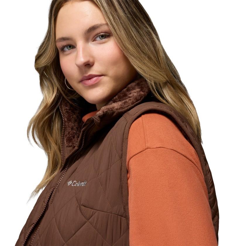 Cozy Summit Lined Vest - Womens - tobacco 1