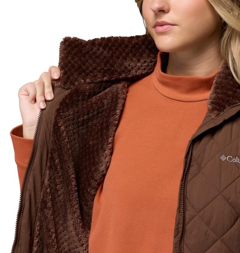 Cozy Summit Lined Vest - Womens - tobacco 1