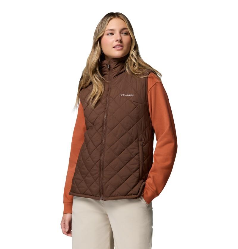 Cozy Summit Lined Vest - Womens - tobacco 1