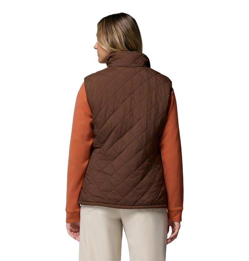 Cozy Summit Lined Vest - Womens - tobacco 1