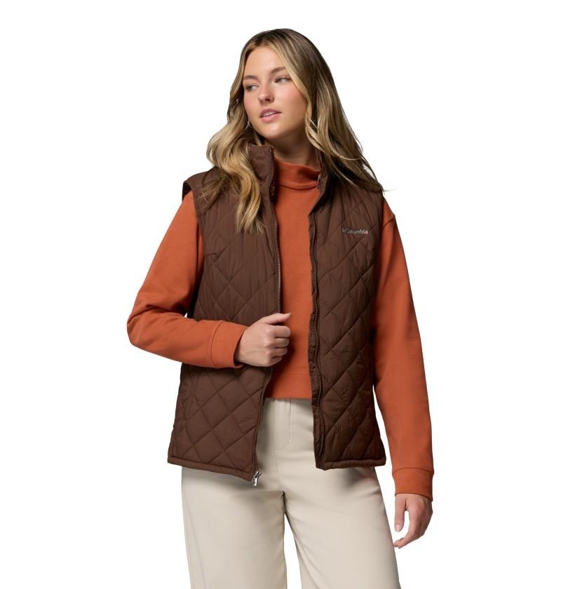 Cozy Summit Lined Vest - Womens - tobacco 1