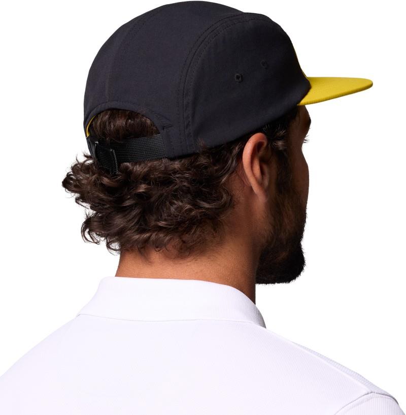 Creek Side 5 Panel Hat - safari / black / 3 little icons 1