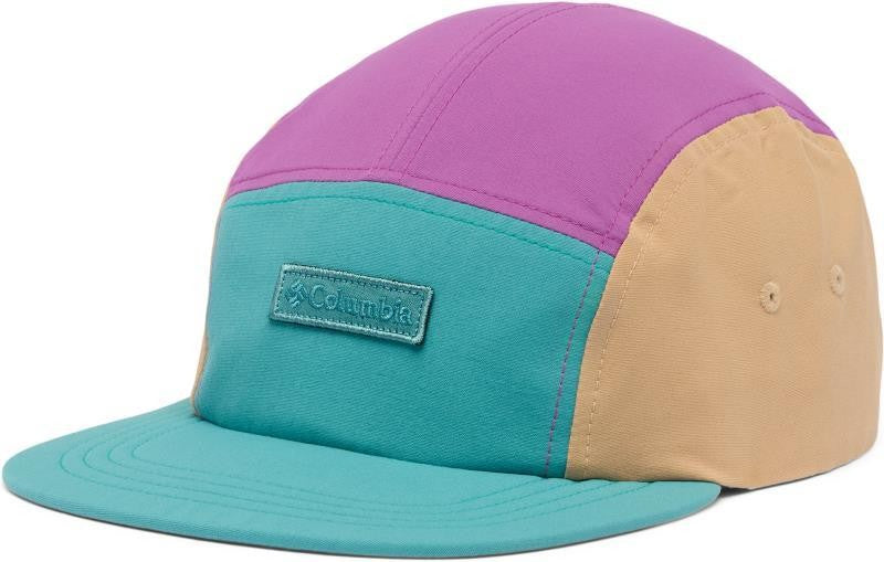 Creek Side 5 Panel Hat - teal / razzle / canoe 1