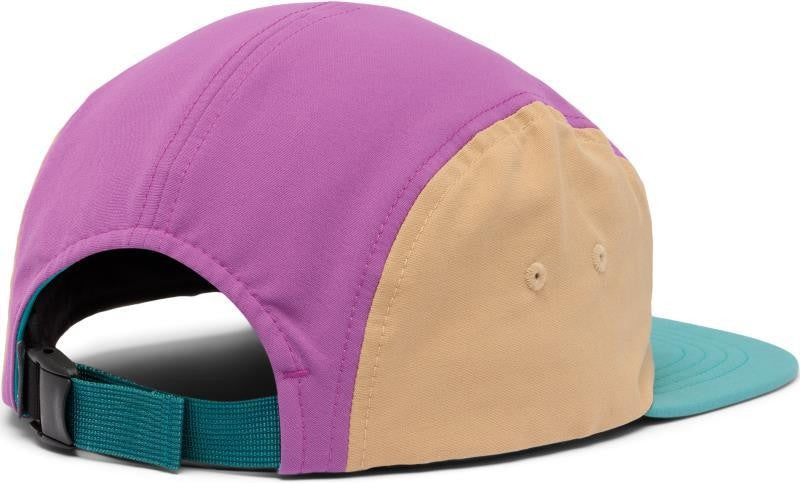 Creek Side 5 Panel Hat - teal / razzle / canoe 1