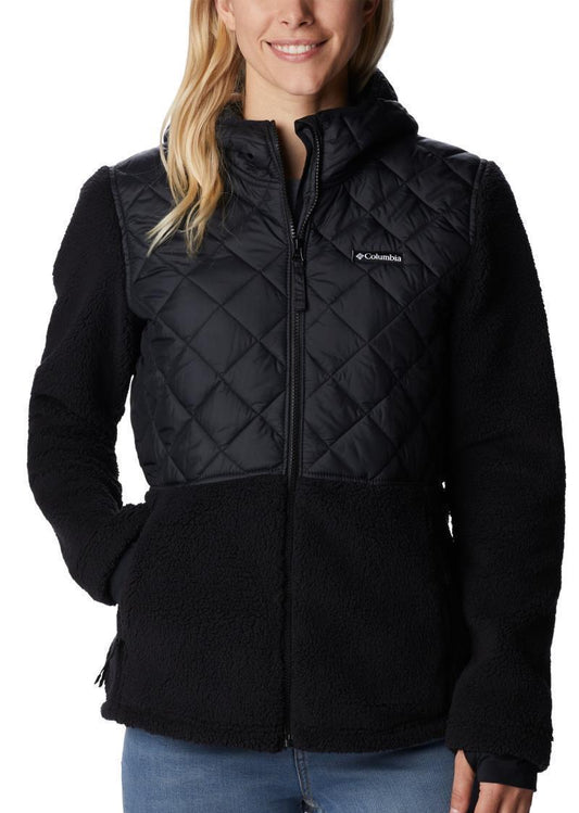 Crested Peak Full Zip - Womens - black 1