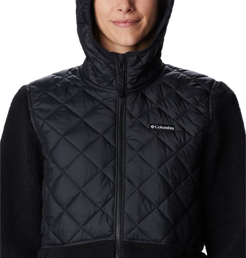 Crested Peak Full Zip - Womens - black 1