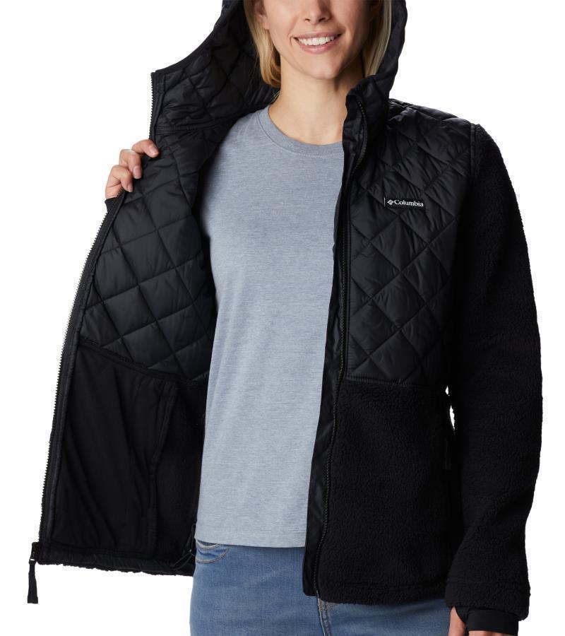 Crested Peak Full Zip - Womens - black 1