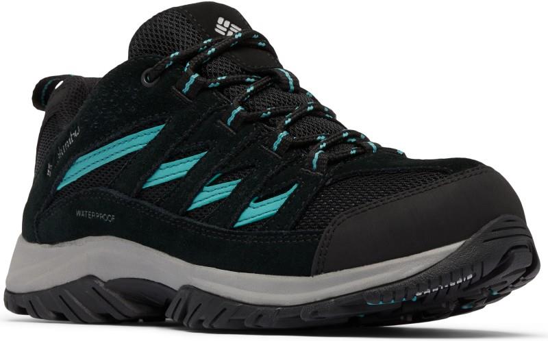 Crestwood Waterproof, Wide - Womens - black / teal 1