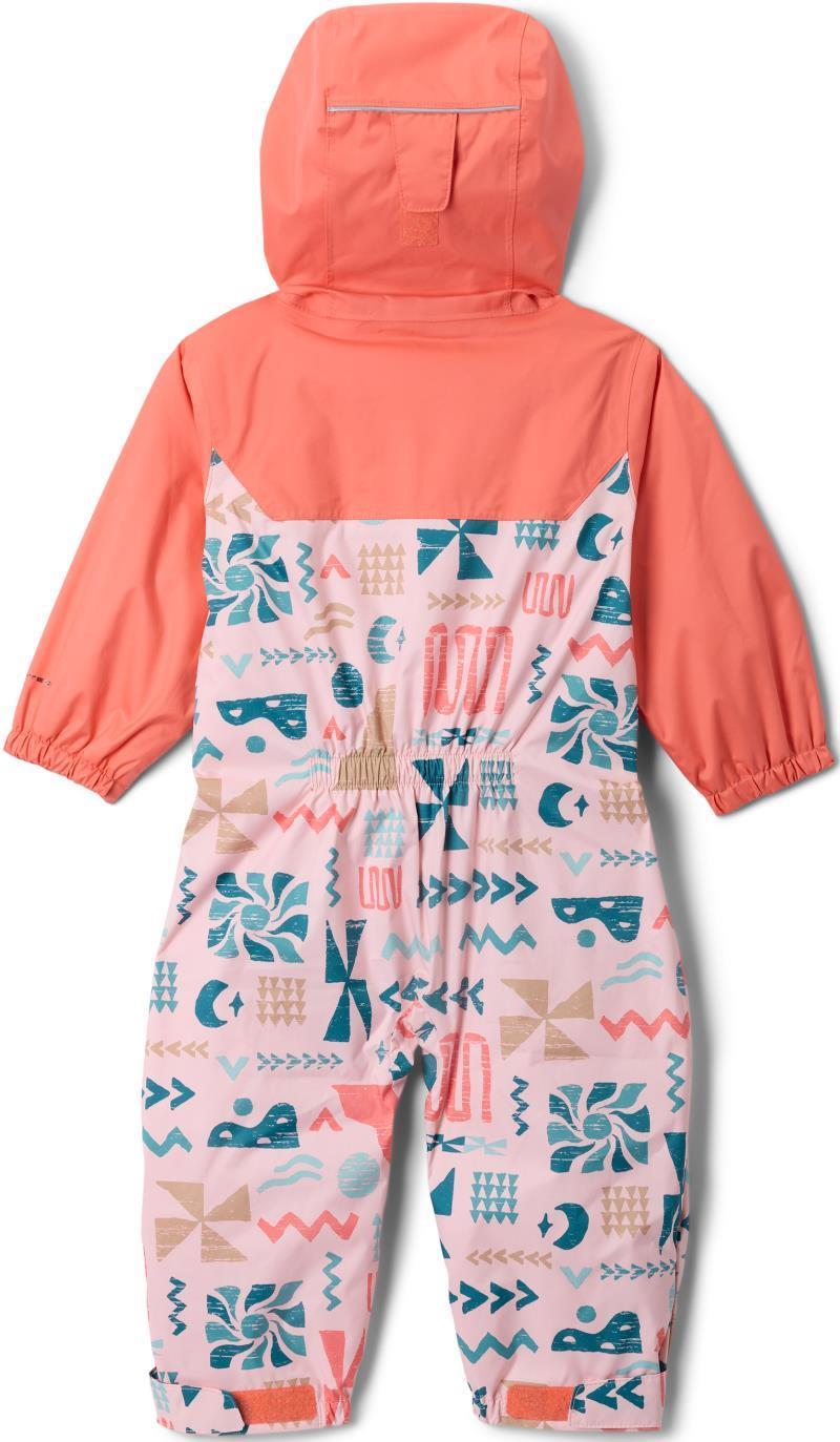 Critter Jitters III Rain Suit - Infant - satin pink outerbounds / hot coral 1