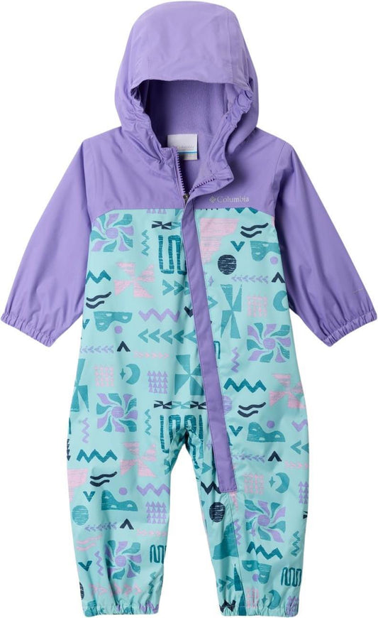 Critter Jitters III Rain Suit - Infant - spray outerbounds / paisley purple 1
