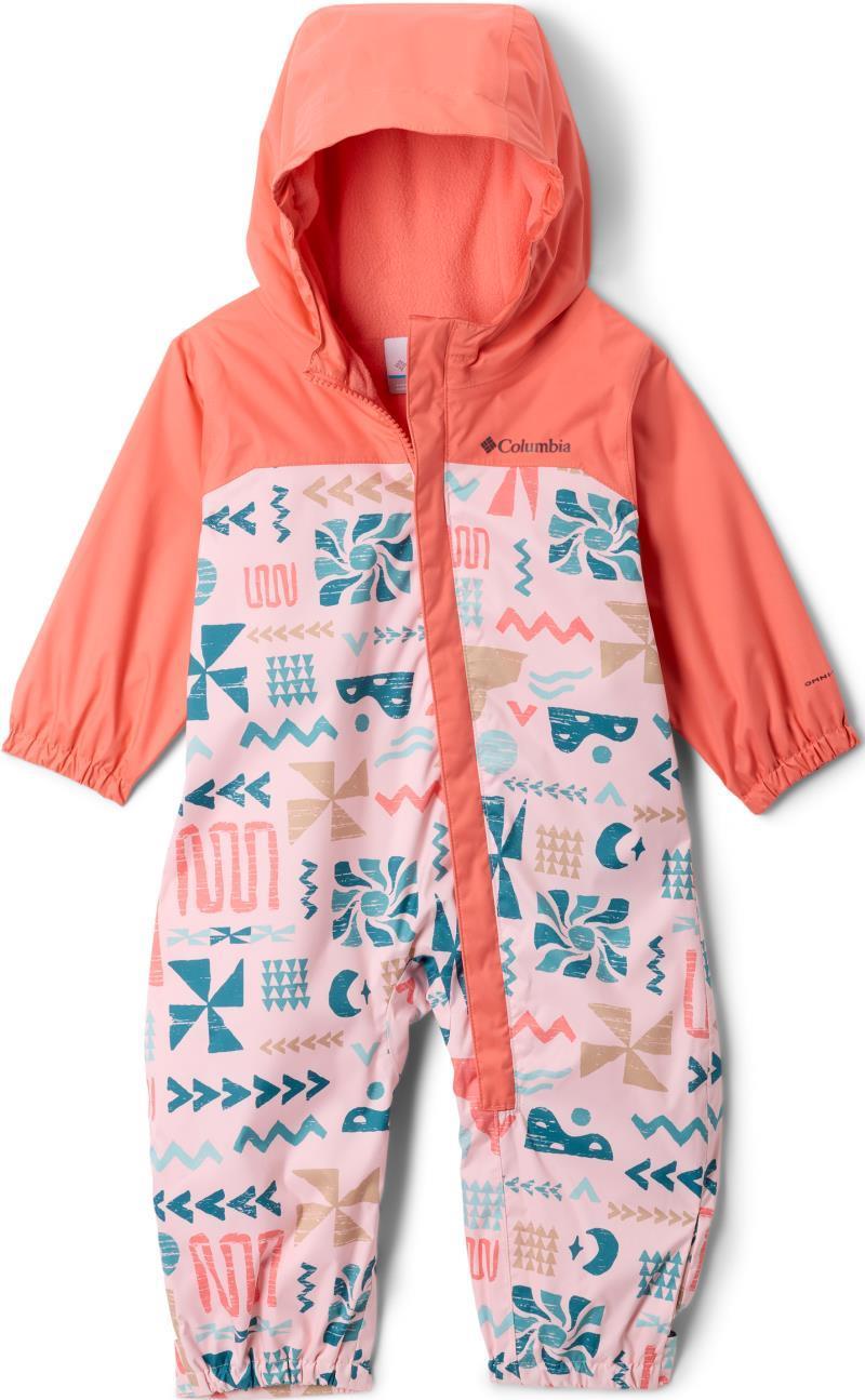 Critter Jitters III Rain Suit - Toddler - satin pink outerbounds / hot coral 1