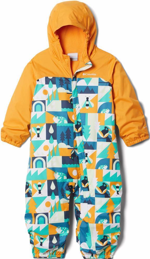 Critter Jitters II Rain Suit - Toddler - Deep Marine Summer Escape / Mango 1