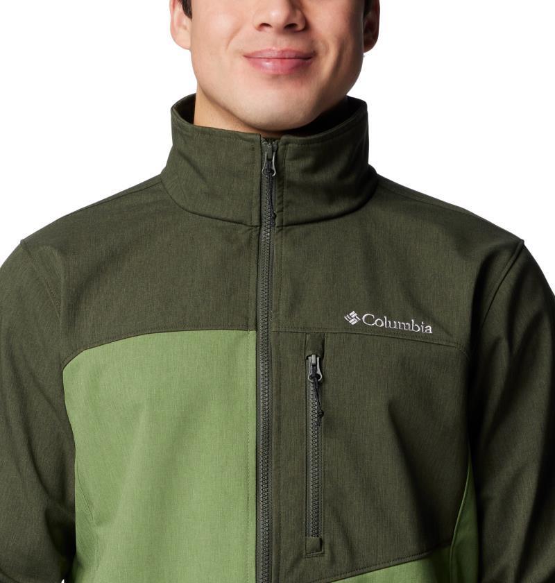 Cruiser Valley II Softshell - Mens - Canteen Heather / Greenscape Heather 7
