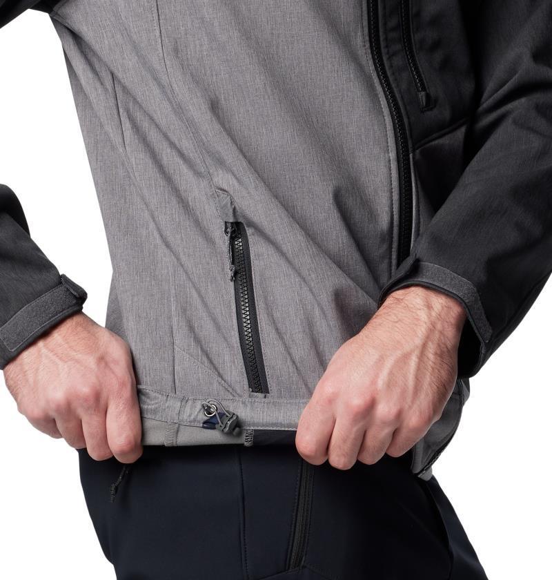 Cruiser Valley II Softshell - Mens - City Grey Heather / Black Heather 4