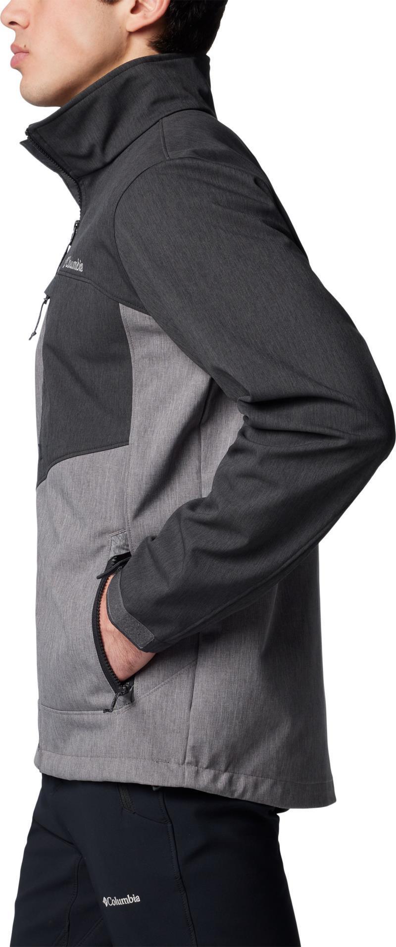 Cruiser Valley II Softshell - Mens - City Grey Heather / Black Heather 6