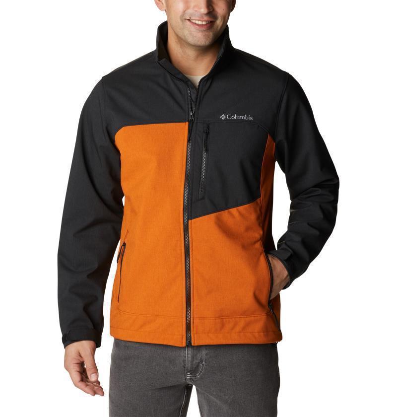 Cruiser Valley Softshell Jacket - Mens - warm copper / black 1