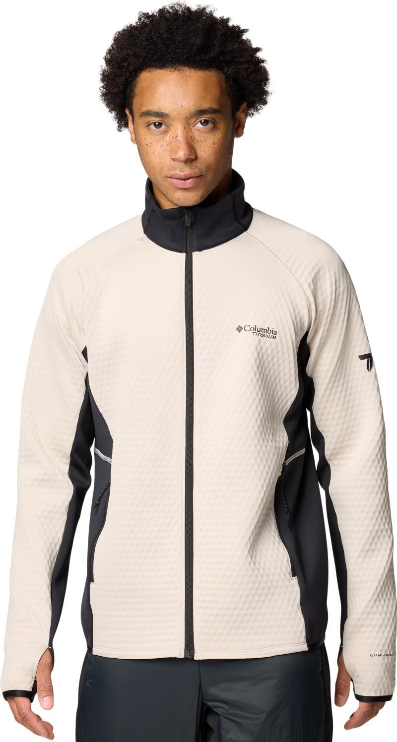 Crystal Leaf Omni-Heat Helix Full Zip - Mens - dark stone / black 1