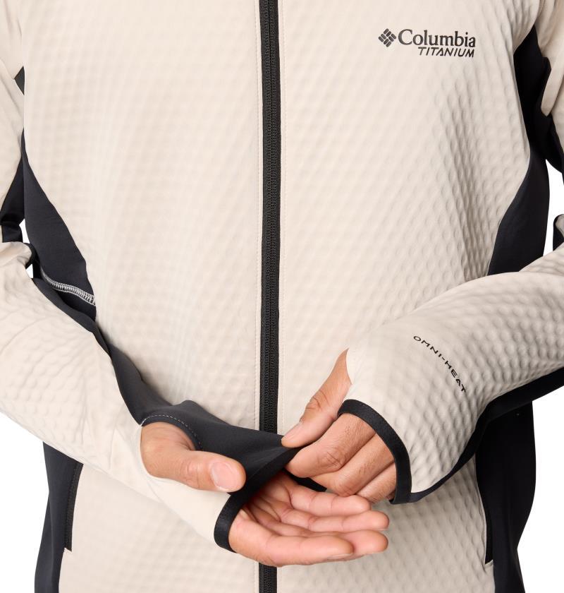 Crystal Leaf Omni-Heat Helix Full Zip - Mens - dark stone / black 1