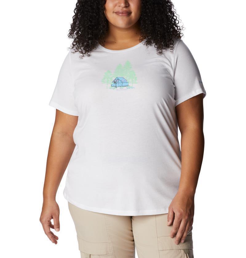 Daisy Days SS Graphic Tee, Extended - Womens - White / Best Site Graphic 1