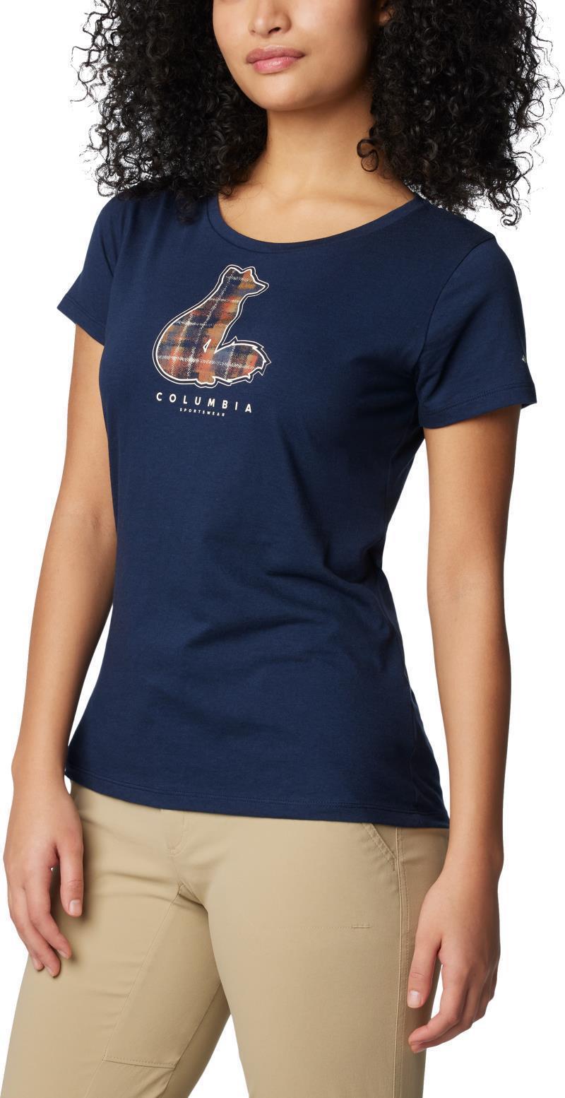 Daisy Days SS Graphic Tee - Womens - Collegiate Navy / Foxy Omblur 2